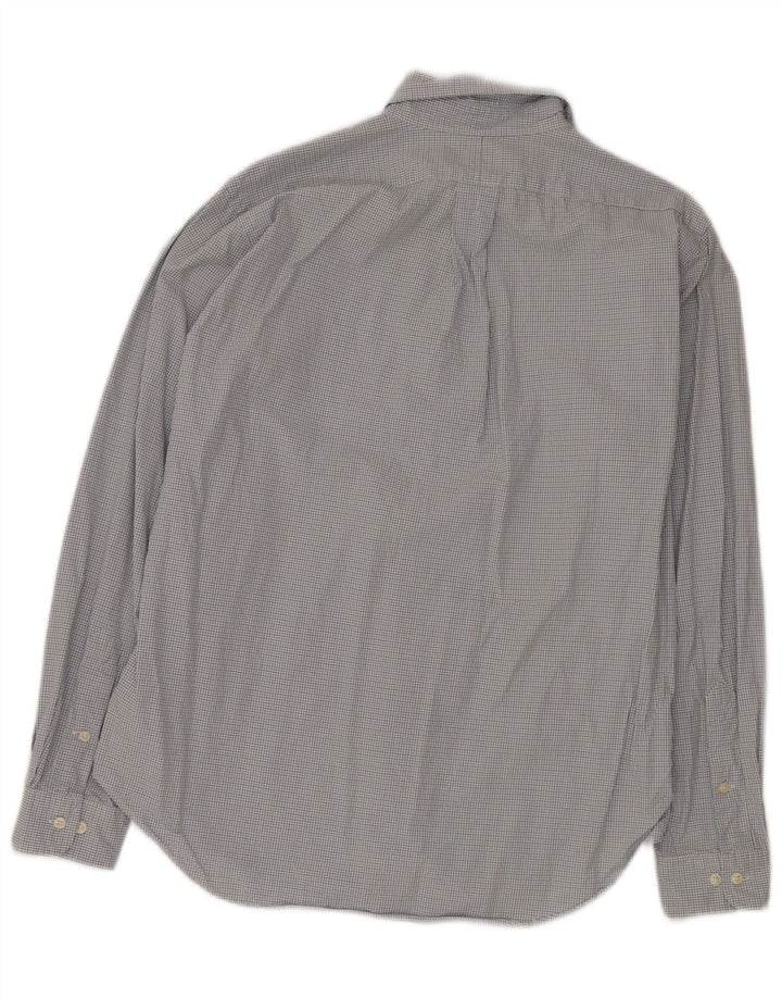 RALPH LAUREN Chemise Homme Taille 15 1/2 Coton Vichy Bleu Moyen