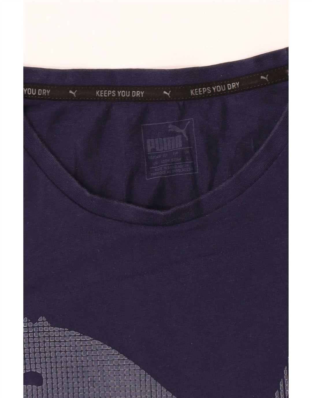 Puma T-shirt graphique pour homme, grand, bleu marine