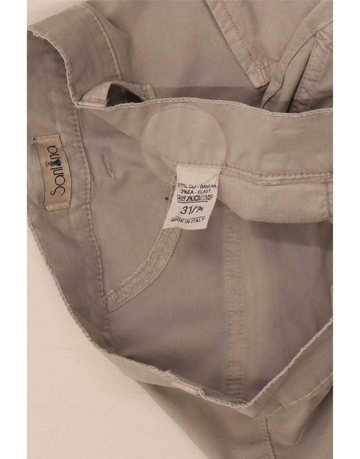 Pantalon Cargo Slim Vintage Homme W31 L30 Coton Gris