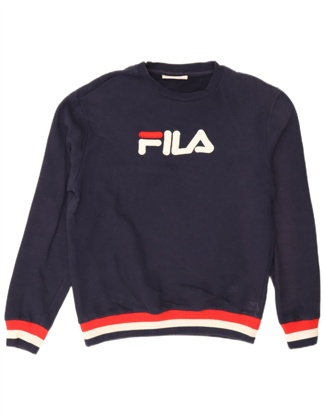 Fila Sweat-Shirt Graphique Homme Bleu Marine Moyen Coton