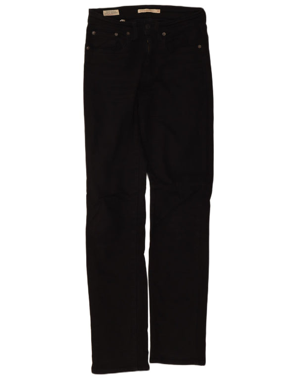 Levi's Jean Droit 724 Taille Haute Femme W27 L32 Coton Noir