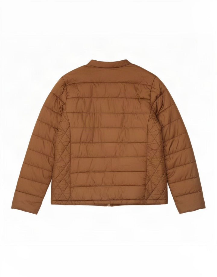 Marks & Spencer Veste matelassée pour femme UK 12 Polyester beige moyen