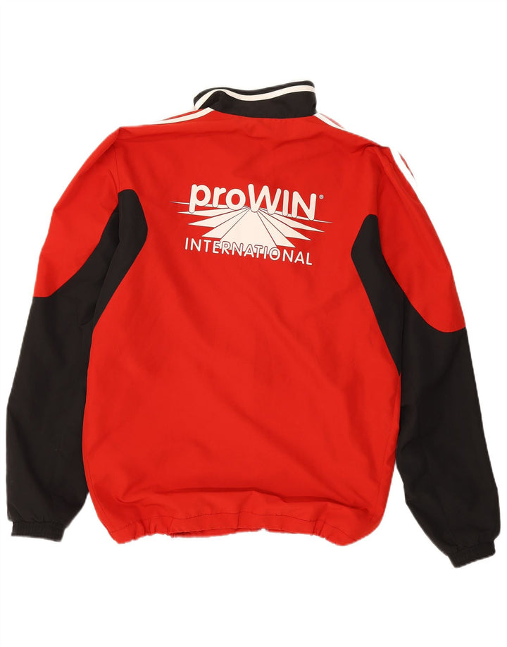 Adidas Veste de survêtement graphique pour homme UK 40/42 Rouge moyen Colourblock