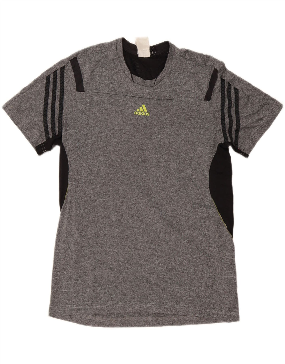 ADIDAS T-Shirt Climacool Homme Gris Moyen Polyester Colorblock