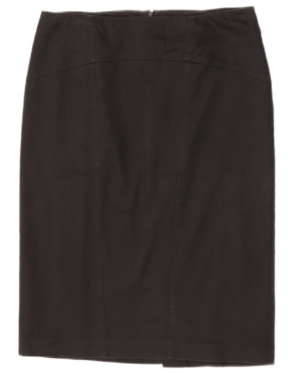 Oasis Jupe crayon femme UK 12 Medium W30 Coton noir