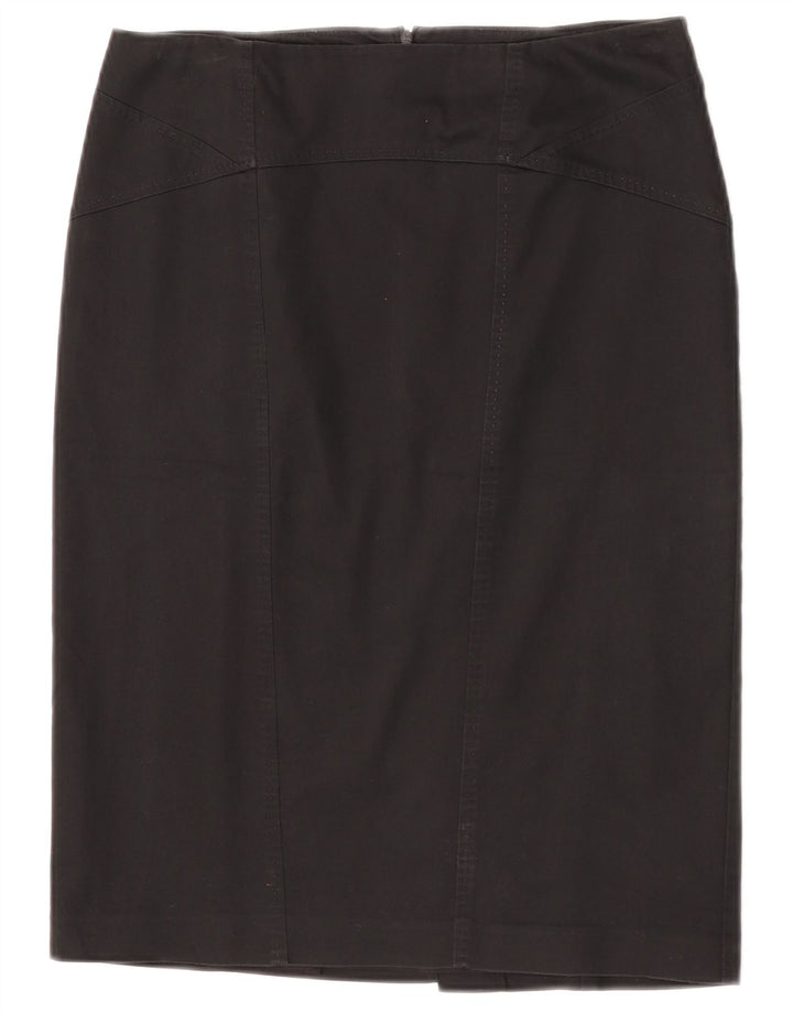 Oasis Jupe crayon femme UK 12 Medium W30 Coton noir