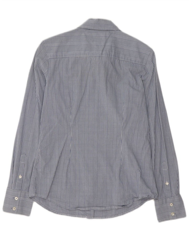 Tommy Hilfiger Chemise Femme UK 14 Coton Bleu Moyen à Carreaux