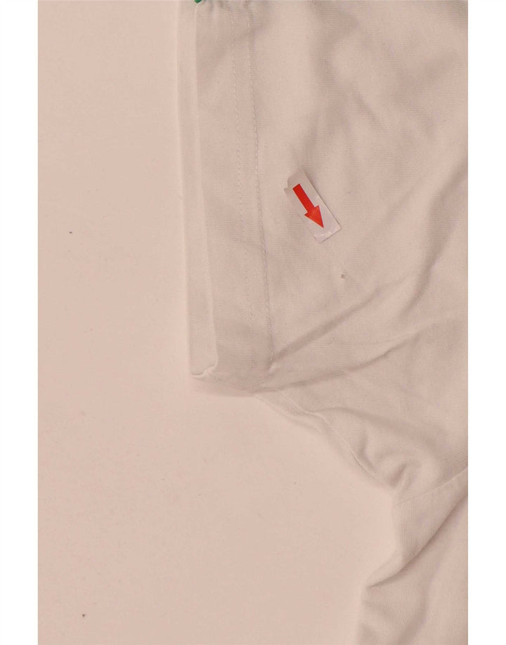 Ellesse T-Shirt Graphique Homme Petit Blanc Coton