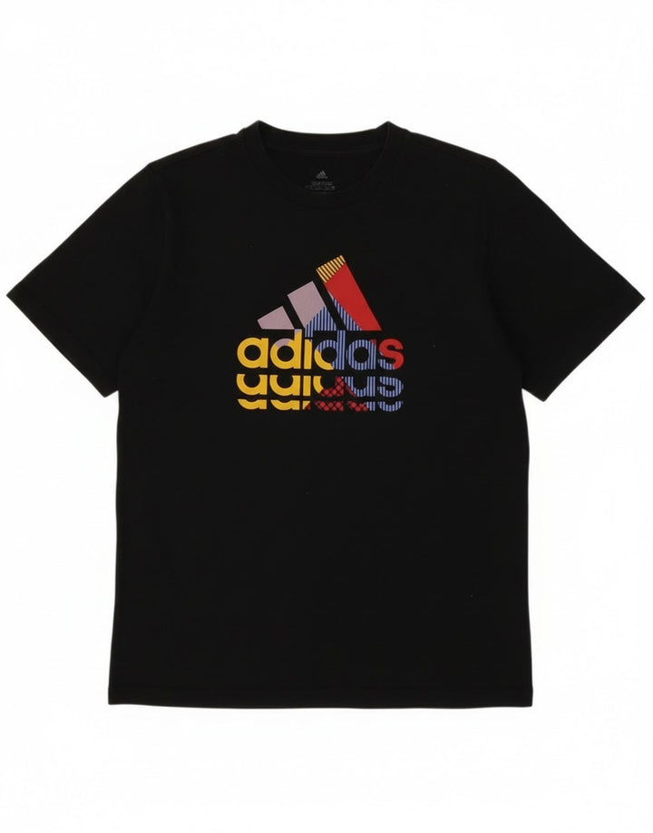 Adidas T-Shirt Graphique Garçon 13-14 ans Noir