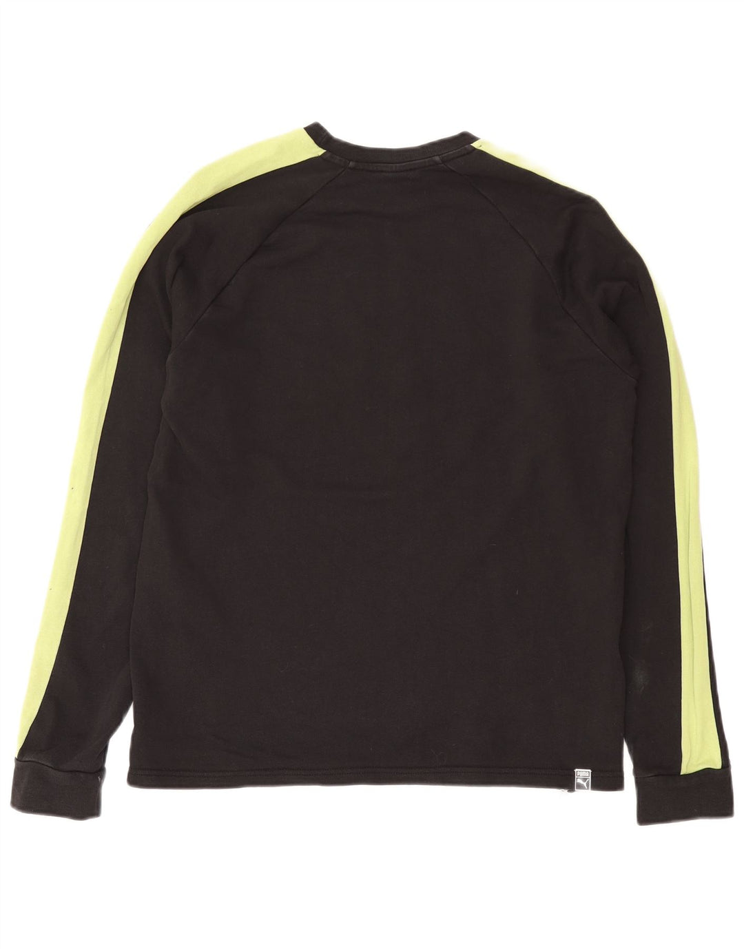 Puma Sweat-shirt pour femme UK 44 en coton color block noir moyen