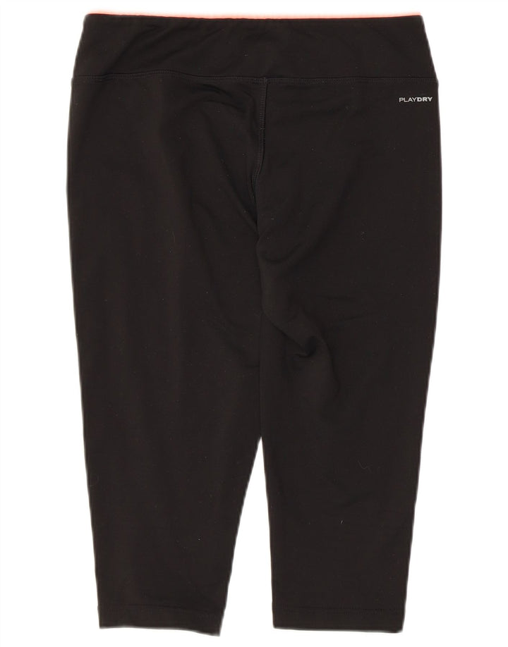 Reebok Legging Capri Ajusté Femme UK 44 Noir Moyen Polyester