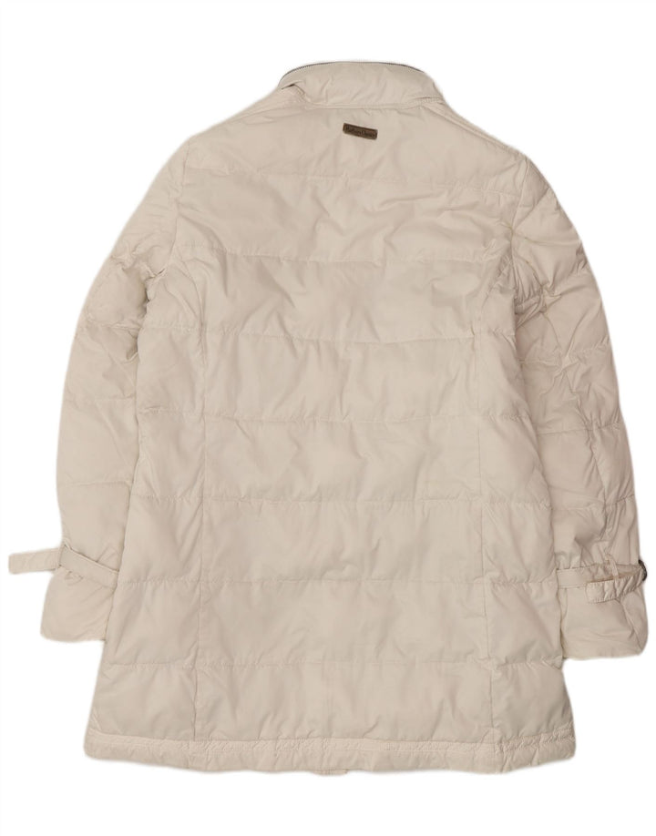 Marlboro Classics Manteau rembourré pour femme EU 46 XL Blanc Polyester