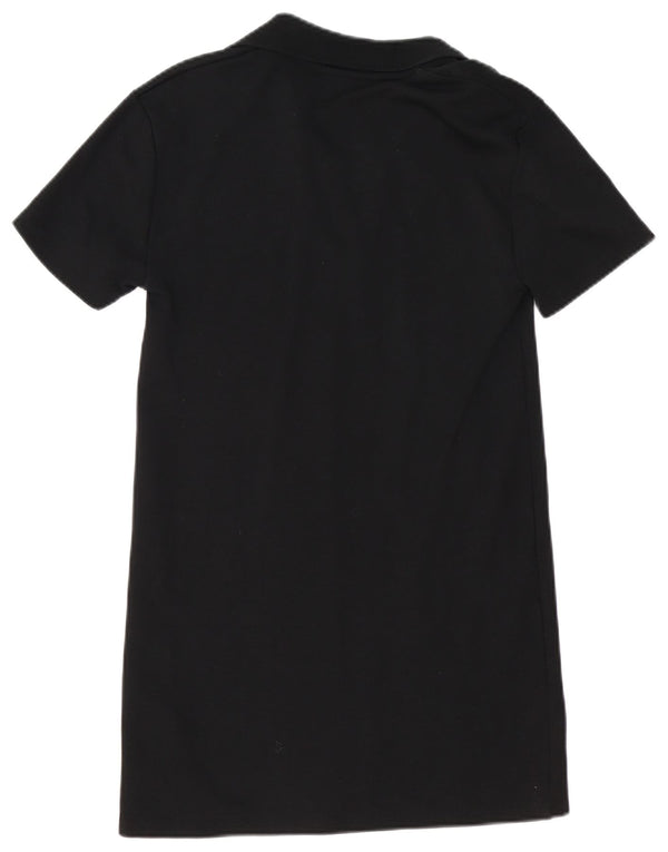 ZARA Robe Polo Femme UK 10 Petit Noir