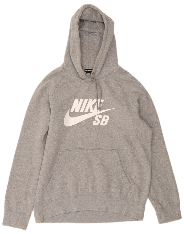 Sweat à capuche Nike SB Graphic en coton gris moyen moucheté | Nike Homme