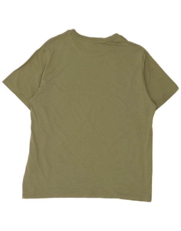 LEVI'S T-Shirt Graphique Homme XL Vert Coton