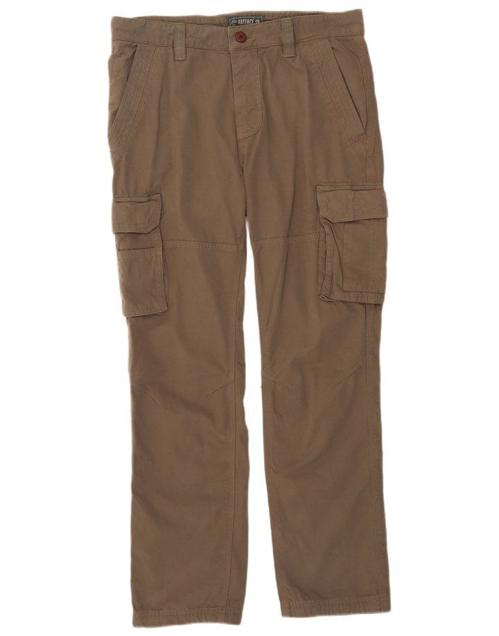 Fat Face Pantalon Cargo Droit Homme W34 L31 Kaki