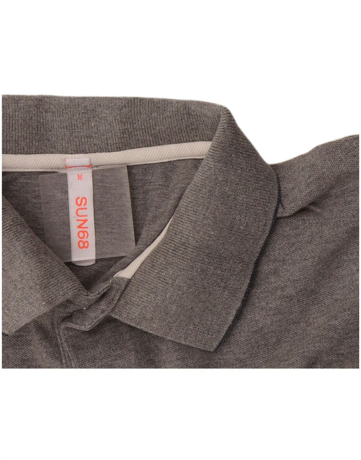 Sun68 Polo Homme Gris Moyen