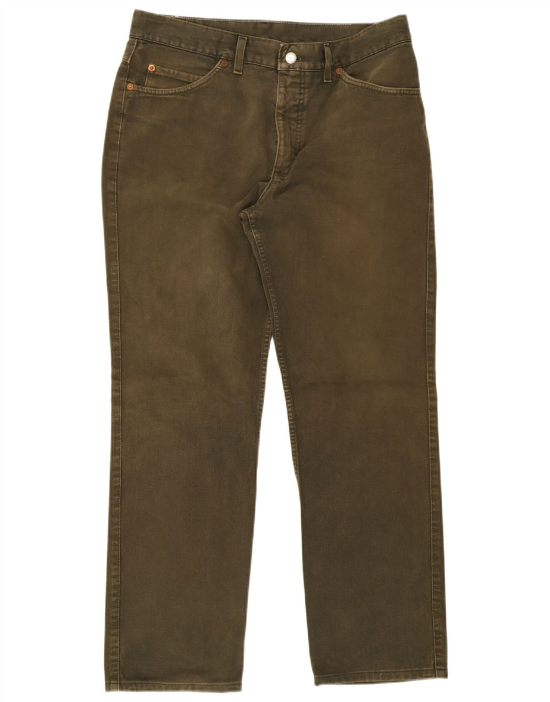 Mustang Jean droit homme W36 L32 vert coton