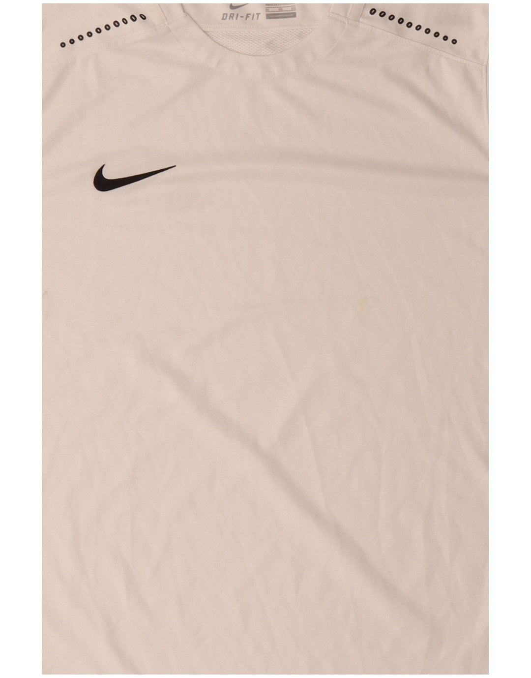 NIKE T-shirt Dri Fit pour hommes XL Blanc Colorblock Polyester
