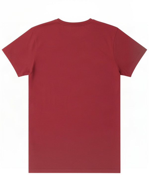 Jack & Jones T-Shirt Graphique Haut XL Homme Bordeaux Coton