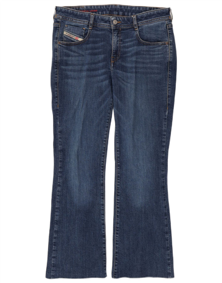 DIESEL Jean Bootcut Femme W30 L28 Bleu Marine Coton