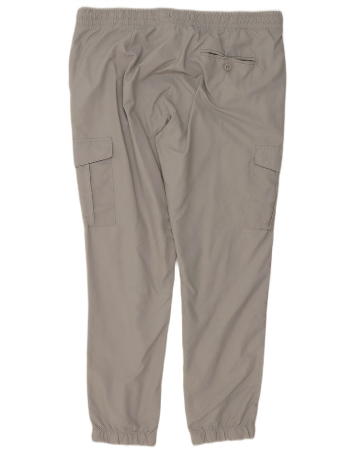 FRENCH CONNECTION Pantalon cargo de jogging pour homme XL W38 L29 Gris Polyester