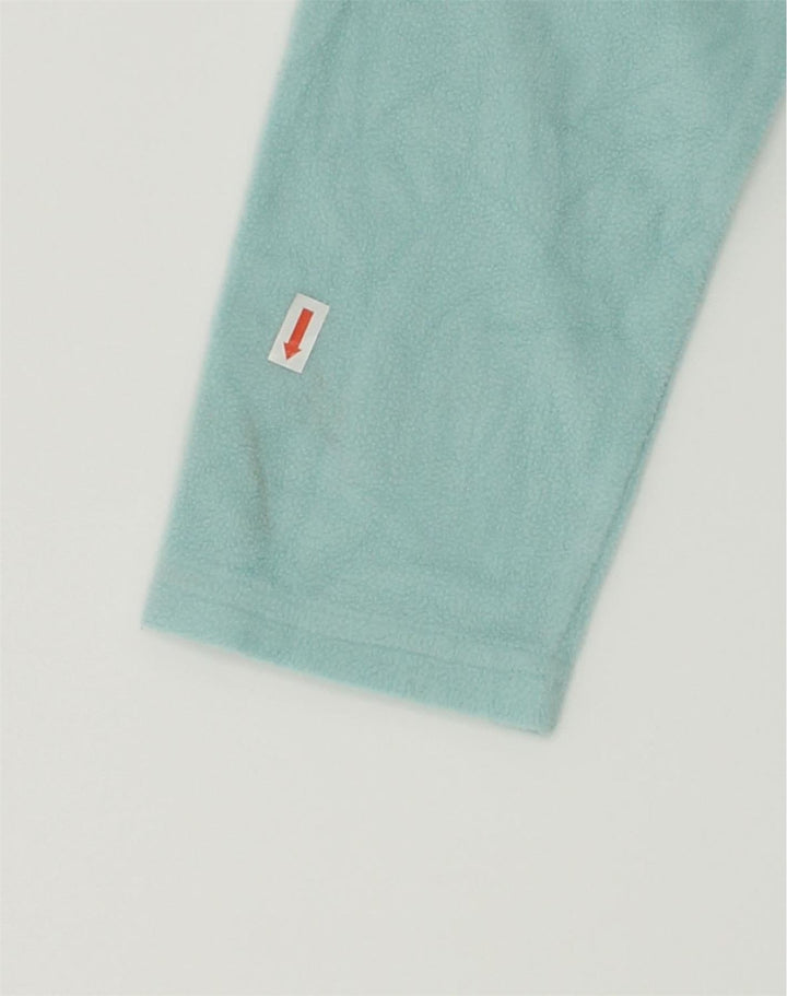 COLUMBIA Girls Zip Neck Fleece Jumper 15-16 Years XL Turquoise Polyester | Vintage Columbia | Thrift | Second-Hand Columbia | Used Clothing | Messina Hembry 