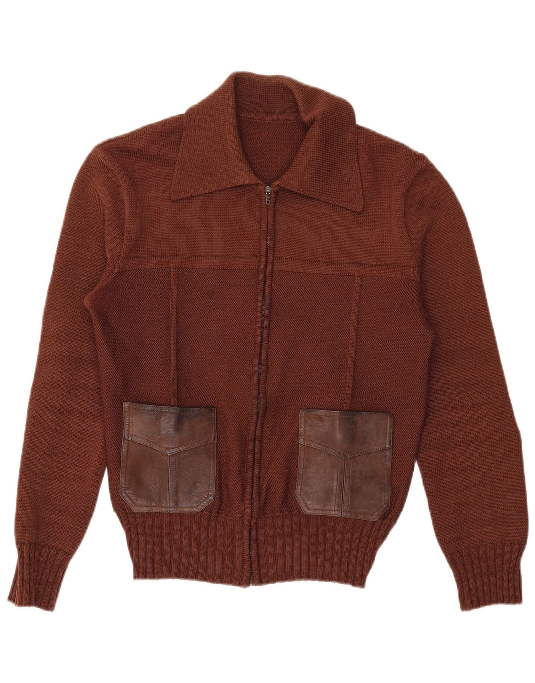 Rainbow Femme Cardigan Pull IT 48 XL Marron Laine