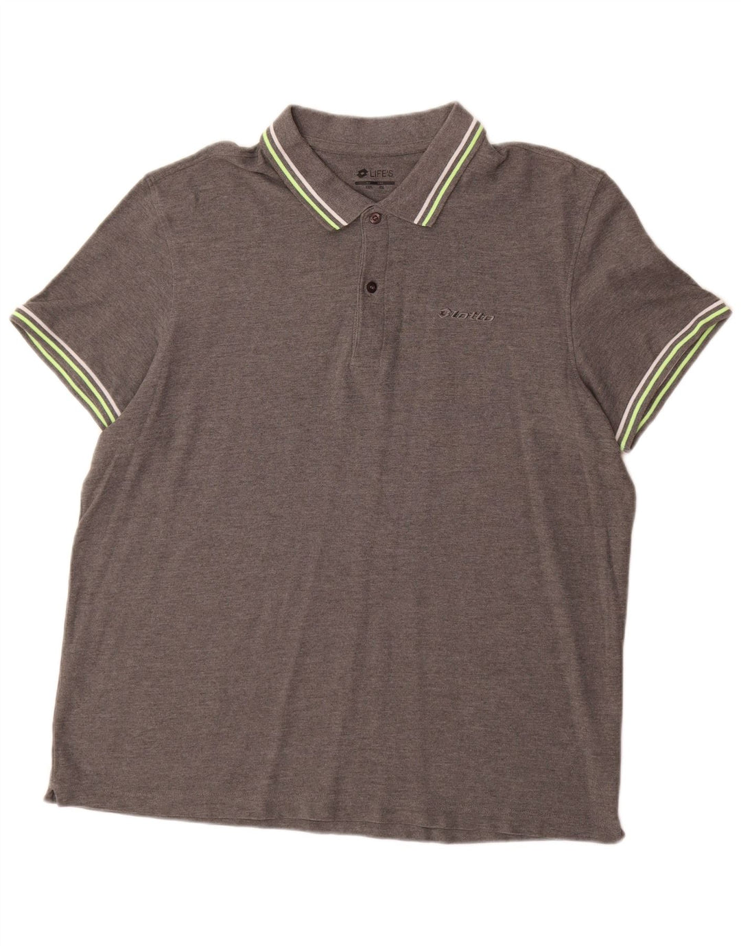 LOTTO Polo Homme 2XL Gris Coton