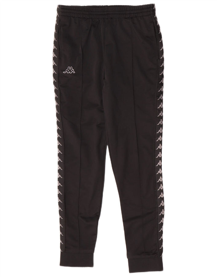 Kappa Pantalon de Survêtement Graphique Homme Noir Moyen Polyester