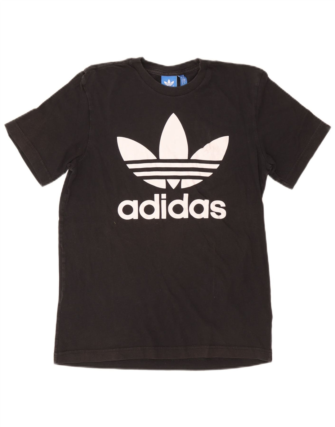 Adidas T-shirt graphique pour hommes, petit haut en coton noir