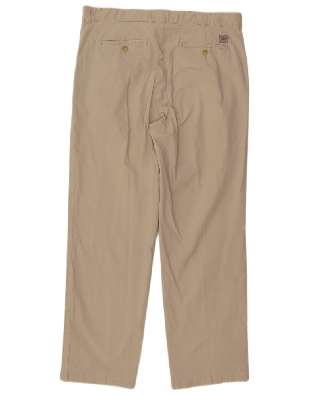 LACOSTE Pantalon Chino Droit Homme Taille 48 XL W38 L31 Coton Beige