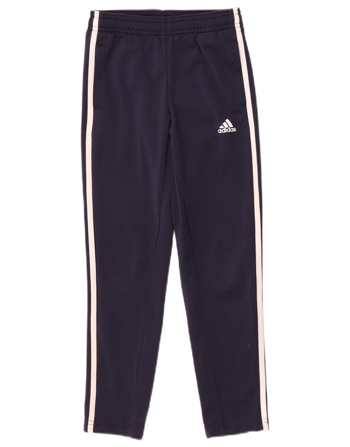 ADIDAS Pantalon de survêtement garçon 7-8 ans Bleu marine Polyester
