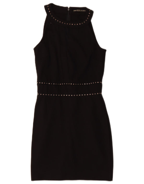 Guess Robe fourreau sans manches pour femme UK 4 XS Noir