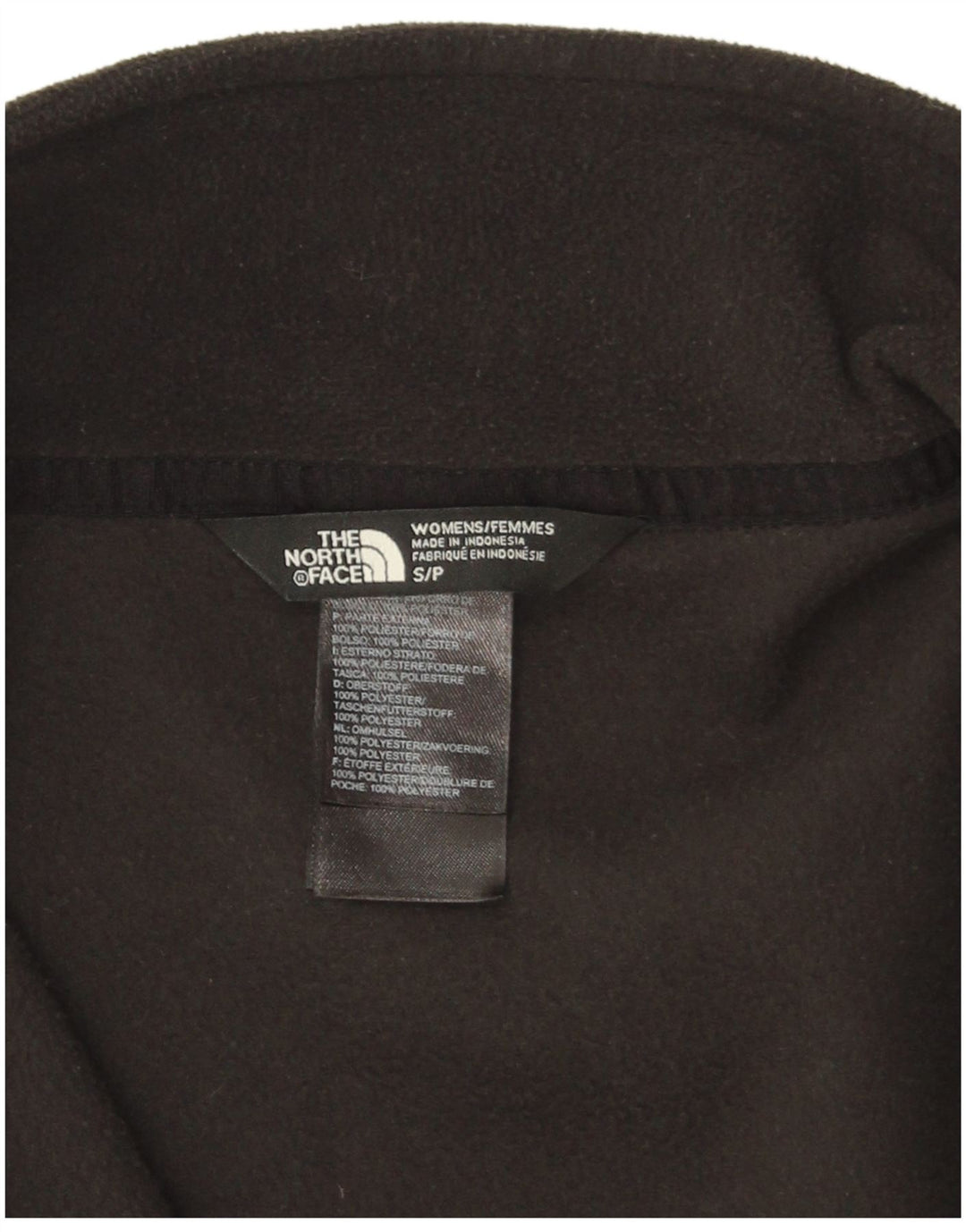 THE NORTH FACE Veste polaire pour femme UK 10 Small Noir Polyester