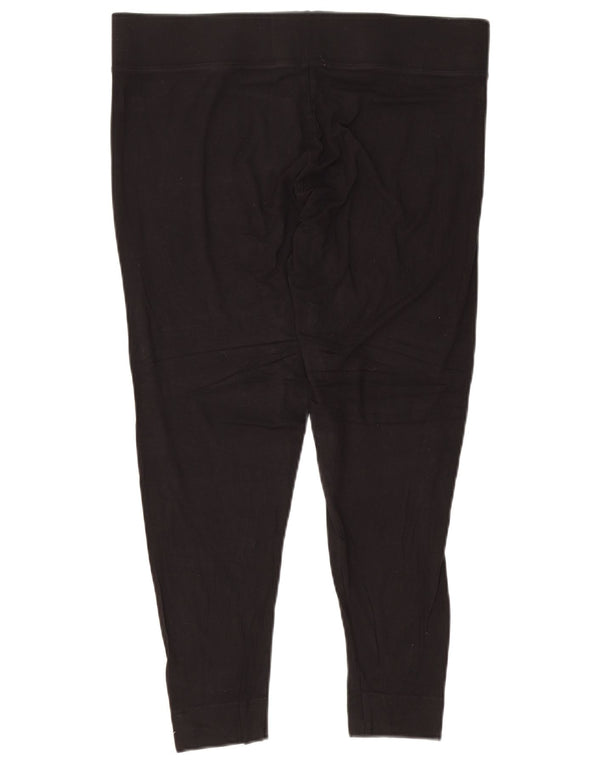Marks & Spencer Legging Capri Femme UK 18 XL Noir Viscose