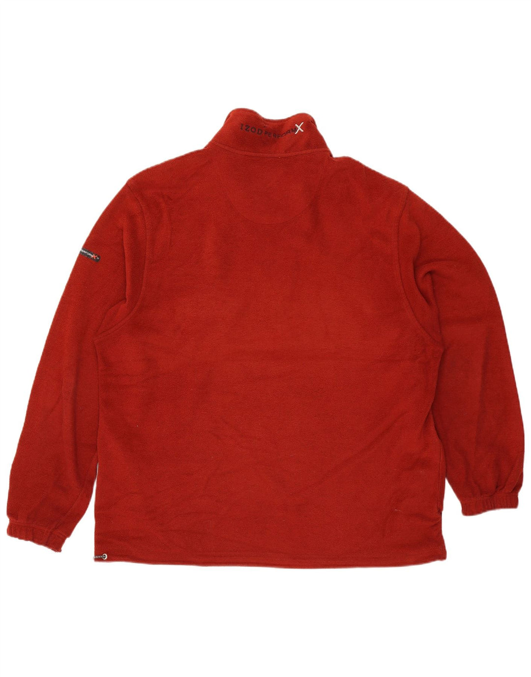 Izod Pull Polaire Col Zippé Homme XL Rouge Polyester
