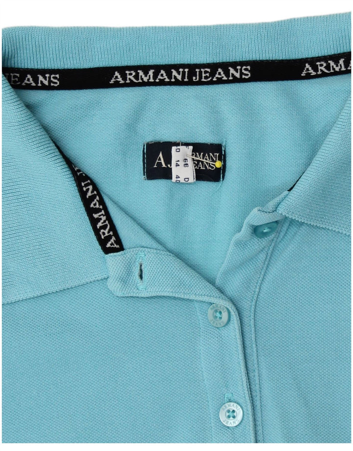 Armani Polo Femme UK 14 Bleu Moyen