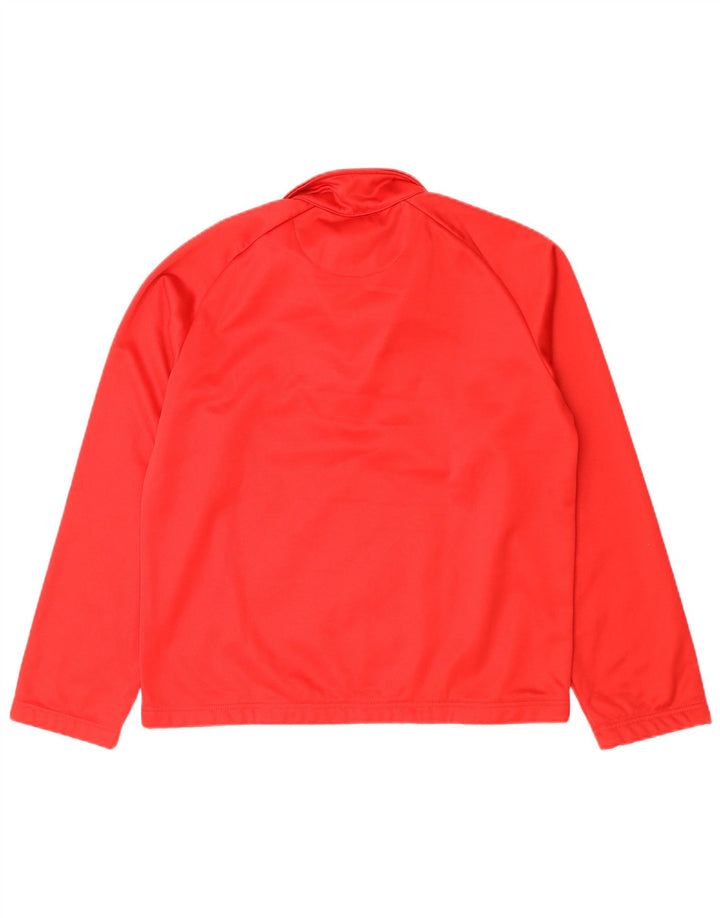 KAPPA Haut col zippé manches longues homme rouge moyen polyester