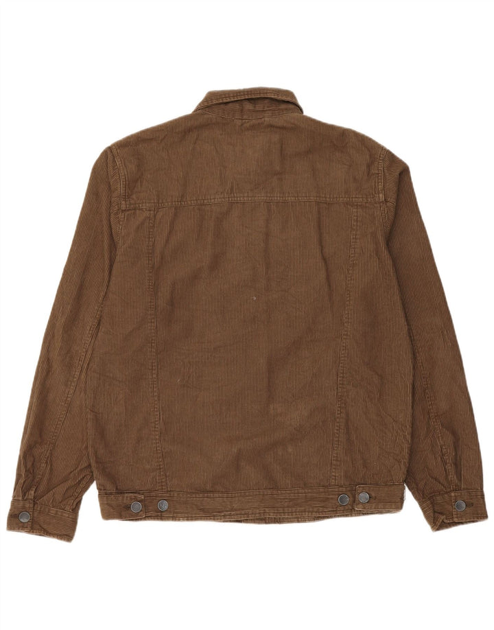 Billabong Veste en velours côtelé pour homme UK 40 Large Marron