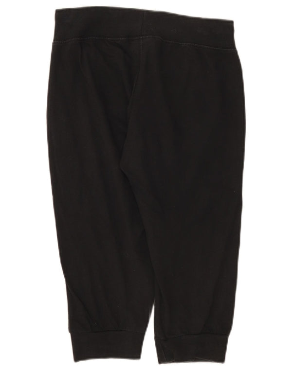 Champion Pantalon de Survêtement Capri Femme Joggers UK 6 XS Noir Coton