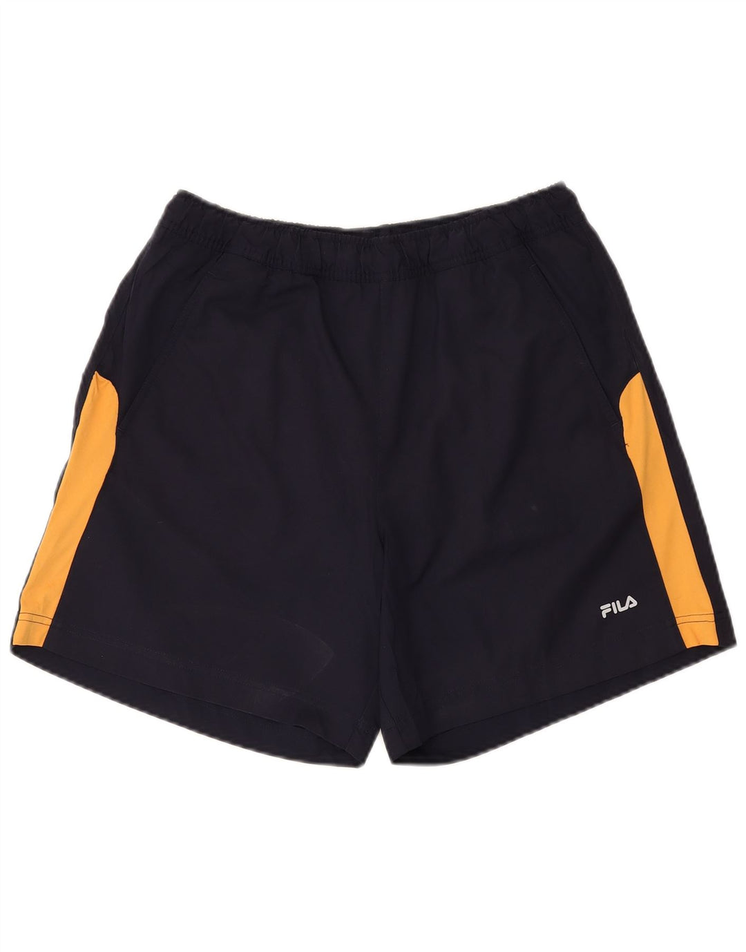FILA Mens Sport Shorts Medium  Navy Blue Polyester