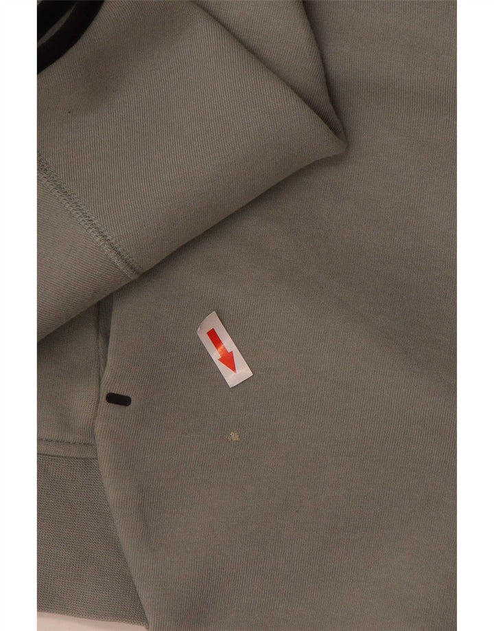 Nike Pull à capuche pour homme en coton vert Taille L