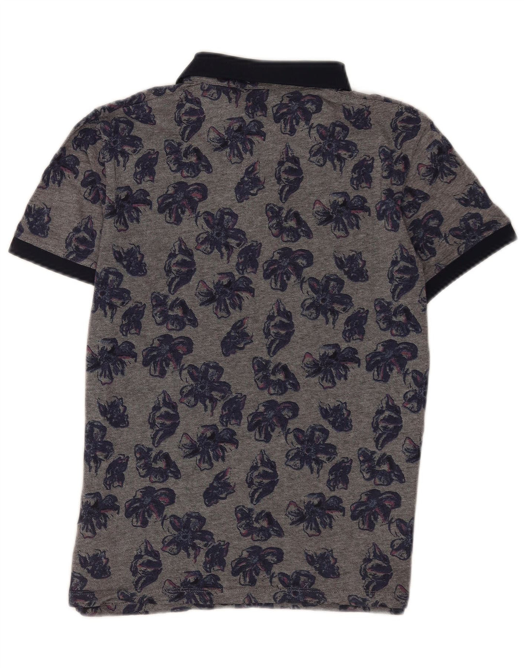 Ted Baker Polo Homme Taille 4 Grand Coton Floral Gris