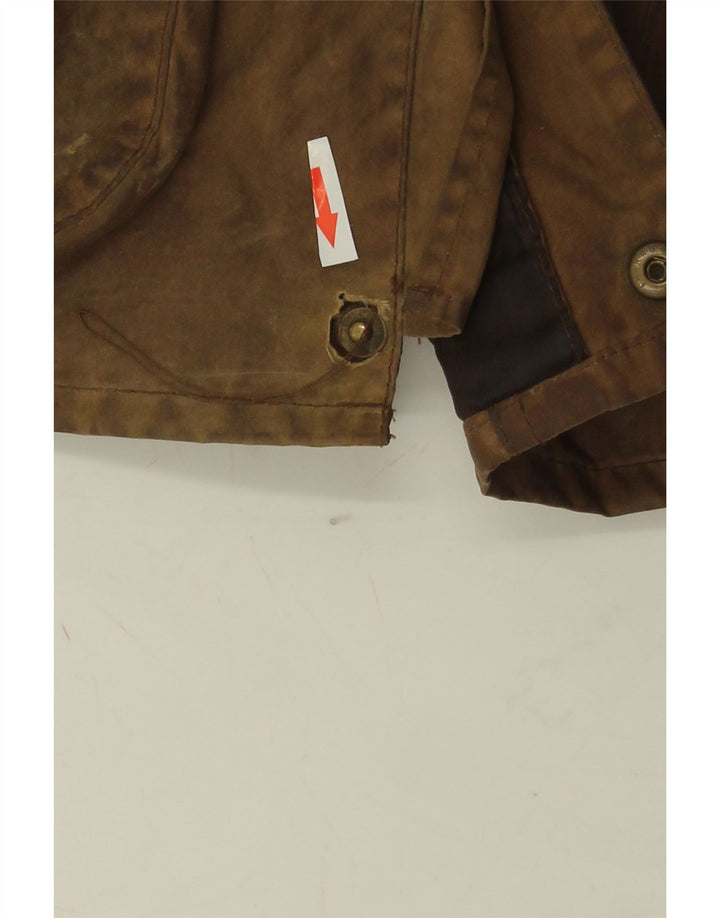 Barbour Veste en coton ciré pour homme UK 40 Grand coton marron
