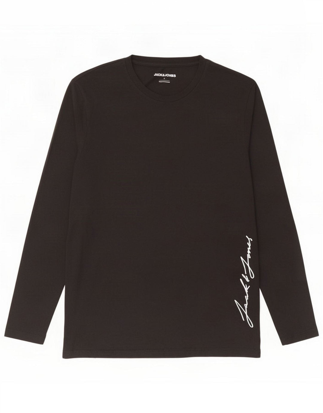 Jack & Jones Haut graphique à manches longues pour homme Large Noir