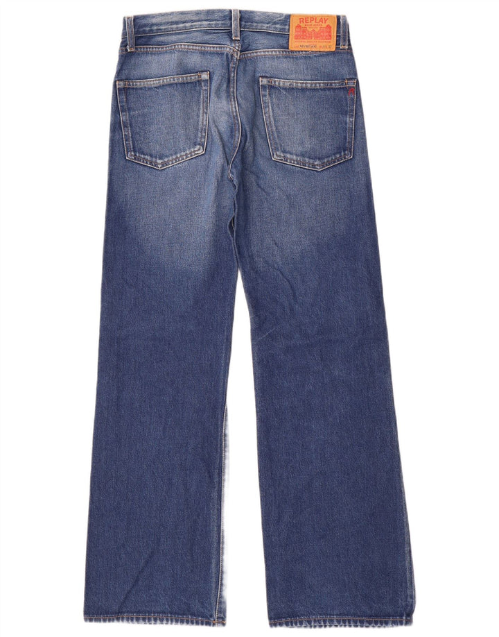 REPLAY Jean Large Homme W31 L32 Bleu Coton