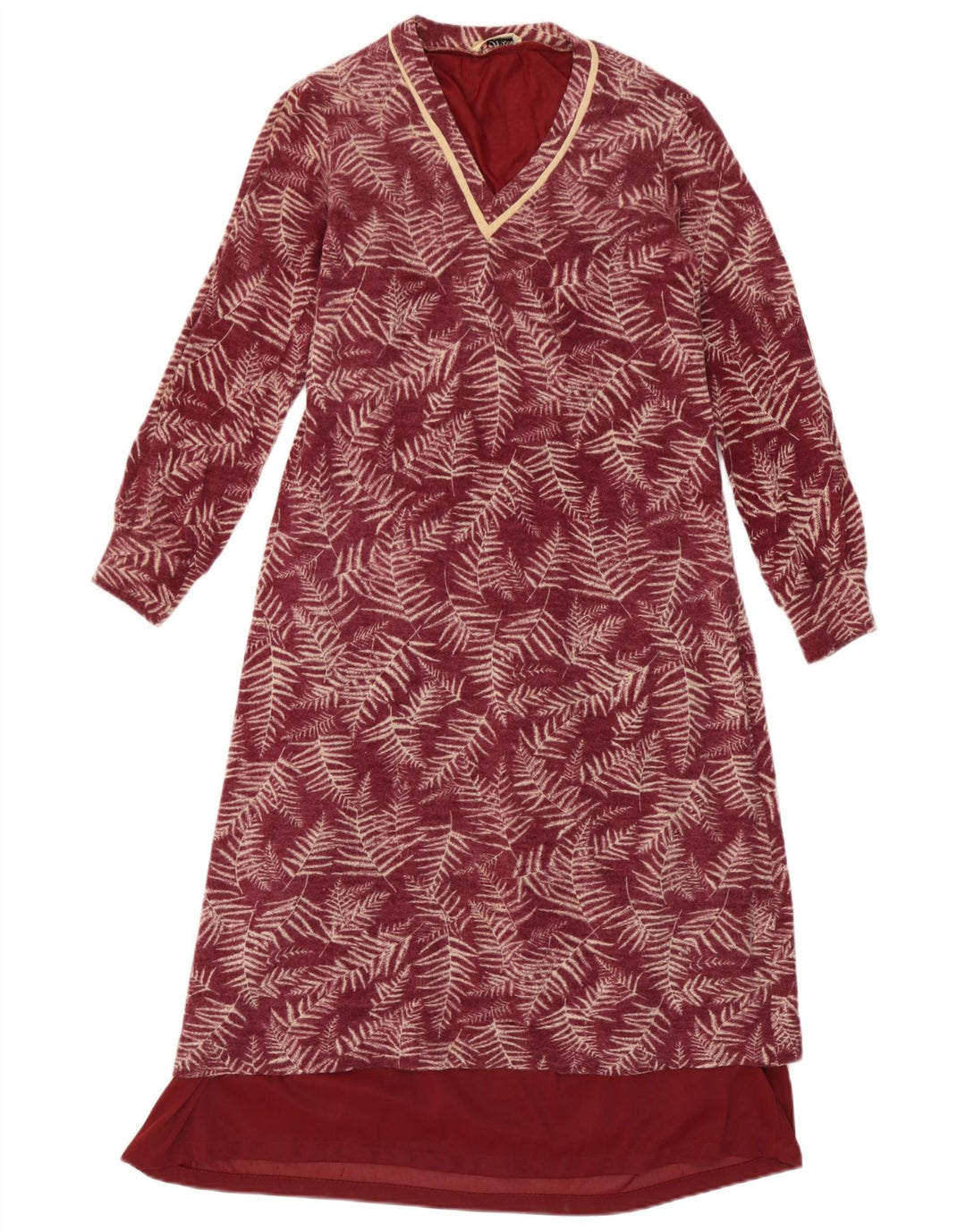 Hilton Ensemble 2 pièces pour femme UK 10 Petit motif floral bordeaux