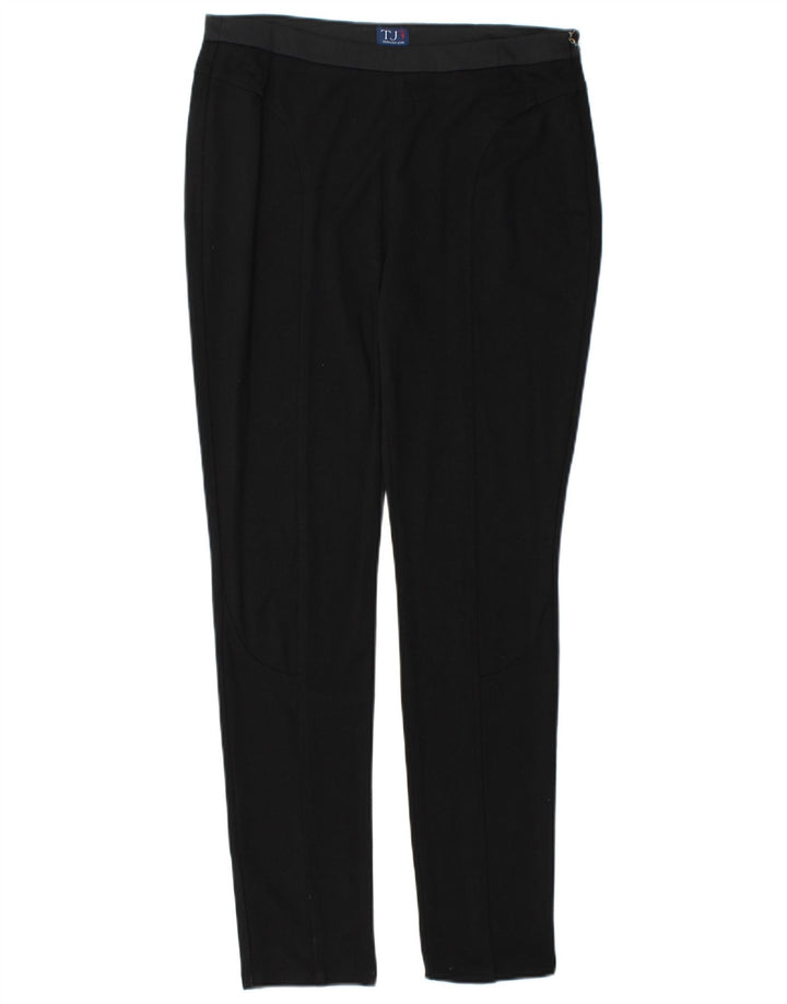 TRUSSARDI Pantalon décontracté skinny IT 44 Medium W30 L29 Noir Viscose