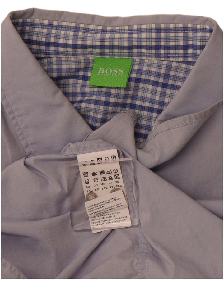 Hugo Boss Chemise Homme 2XL Bleu Coton